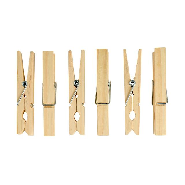 Sainsbury's Home Home Wooden Pegs 36 Pack