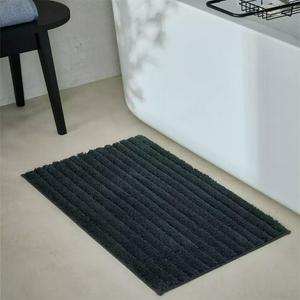 Habitat Supersoft Quick Dry Bath Mat - Slate - gallery image 2