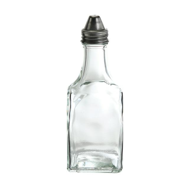 Sainsburys Home Essentials square glass vinegar bottle