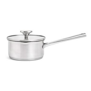Habitat Ellipse Brushed Stainless Steel 16cm Saucepan - gallery image 2