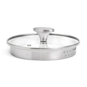 Habitat Ellipse Brushed Stainless Steel 18cm Saucepan - gallery image 4