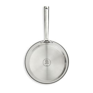 Habitat Ellipse Brushed Stainless Steel 24cm Frying Pan - gallery image 4