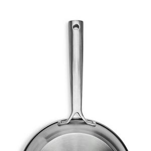 Habitat Ellipse Brushed 3 Piece Stainless Steel Pan Set - gallery image 4