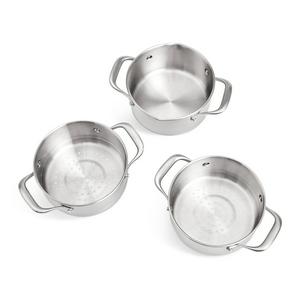 Habitat Ellipse Brushed 3 Tier Stainless Steel Steamer - gallery image 3