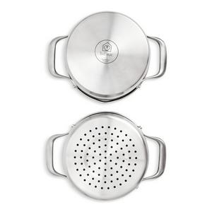 Habitat Ellipse Brushed 3 Tier Stainless Steel Steamer - gallery image 5