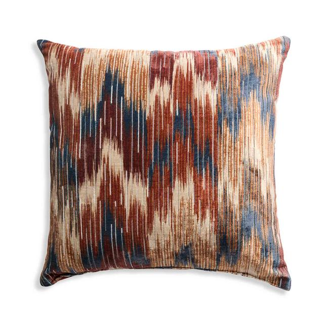 Habitat Ikat Velvet Jacquard Cushion - 43x43
