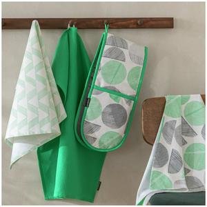 Habitat Pack of 3 Linear Circles Tea Towel - gallery image 2