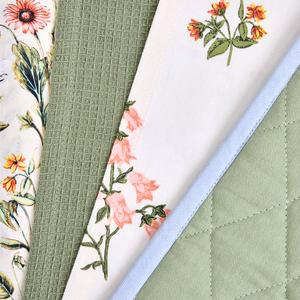 Sainsbury's Home Bee Floral Set of 3 Tea towels - gallery image 2