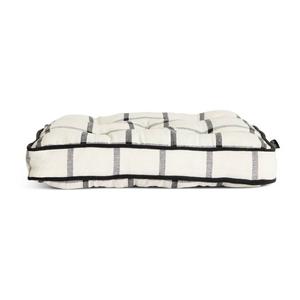 Habitat Woven Industrial Check Seat Cushion - Neutral - gallery image 3
