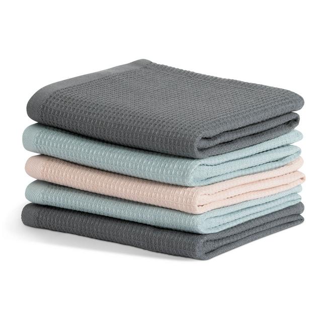Sainsburys Habitat Waffle Pack of 3 Tea Towels