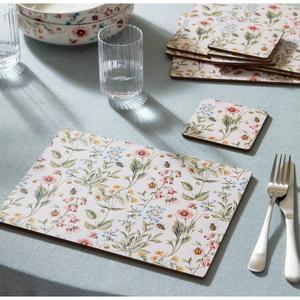 Sainsbury's Home Bee Floral Corkback Set of 4 Placemats - gallery image 2