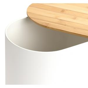 Habitat Embossed Text Carbon Steel Bread Bin - gallery image 3