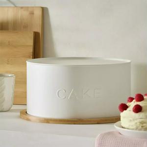 Habitat Embossed Text Cake Tin - gallery image 2