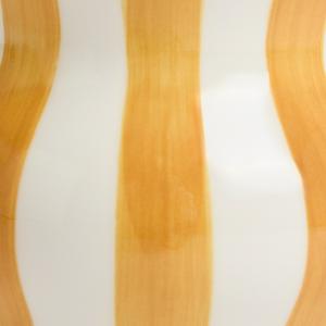 Habitat Hand Painted Stripe Vase - Mustard - gallery image 4