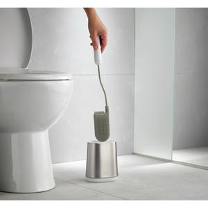 Joseph Joseph Duo Flex Lite Steel Toilet Brush - Chrome - gallery image 2