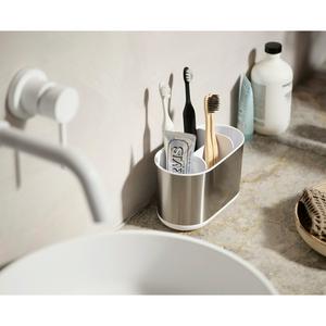 Joseph Joseph Duo Steel Large Toothbrush Caddy - Chrome - gallery image 2