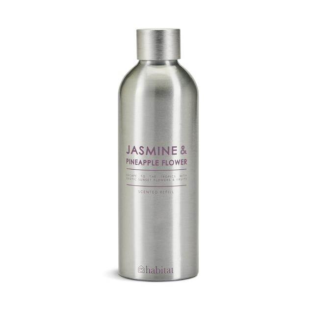 Habitat 180ml Scented Diffuser Refill - Jasmine & Pineapple Flower