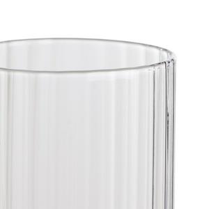 Habitat Wide Ribbed Hiball Glass - Clear - gallery image 2
