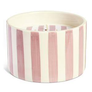Habitat Scented Pink Stripe Boxed Candle - Pepper & Cassis