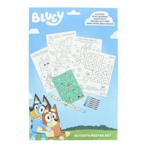 Bluey Poster Activity Set