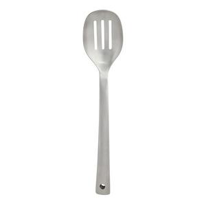 Habitat Ellipse Stainless Steel Slotted Spoon - gallery image 2