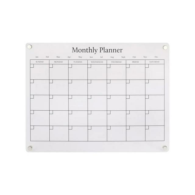 Sainsbury's Home Acrylic Monthly Magnetic Planner
