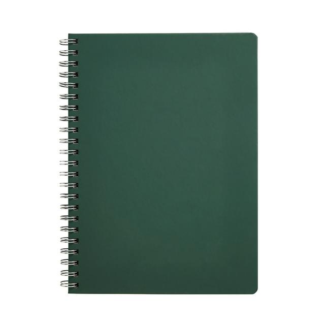 Sainsbury's Home A4 Wiro Notebook - Khaki