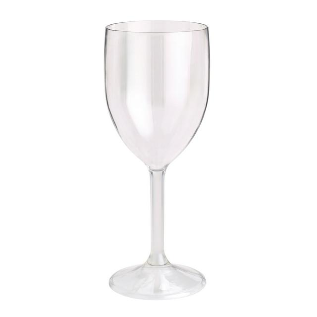 Sainsbury's Home Single Reusable Recyclable Clear Plastic Wine Glass - 300ml - gallery image 1