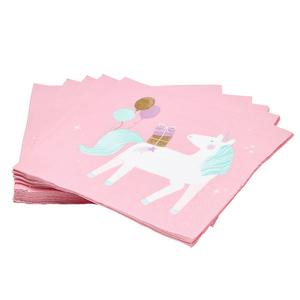 Sainsbury's Home Pack of 20 3ply Unicorn Paper Napkins - 33cm