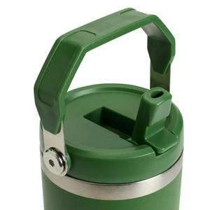 Sainsbury's Home Swivel Handle Green Travel Mug - 840ml - gallery image 3