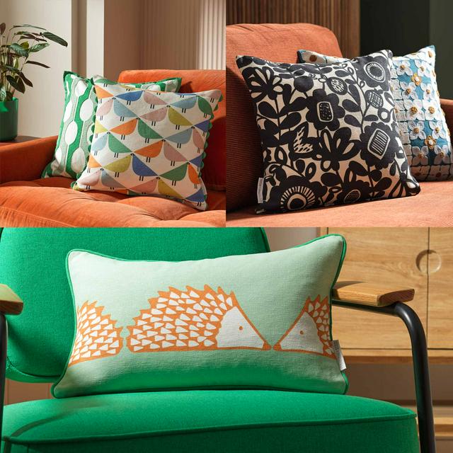 Habitat x Scion Mono Scandi Kukia Cushion - gallery image 1