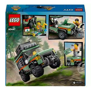 LEGO City Off-Road 4x4 Mountain Truck Toy Vehicle Set 60447 - gallery image 5