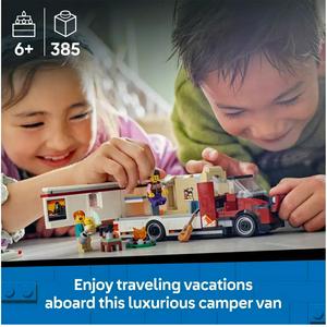 LEGO City Holiday Adventure Camper Van Toy Vehicle Set 60454 - gallery image 4