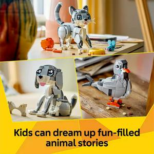 LEGO Creator 3 in 1 Playful Cat Figure Toy Animal Set 31163 - gallery image 3