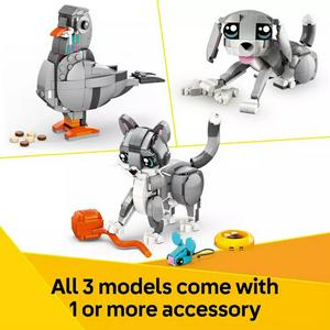 LEGO Creator 3 in 1 Playful Cat Figure Toy Animal Set 31163 - gallery image 4
