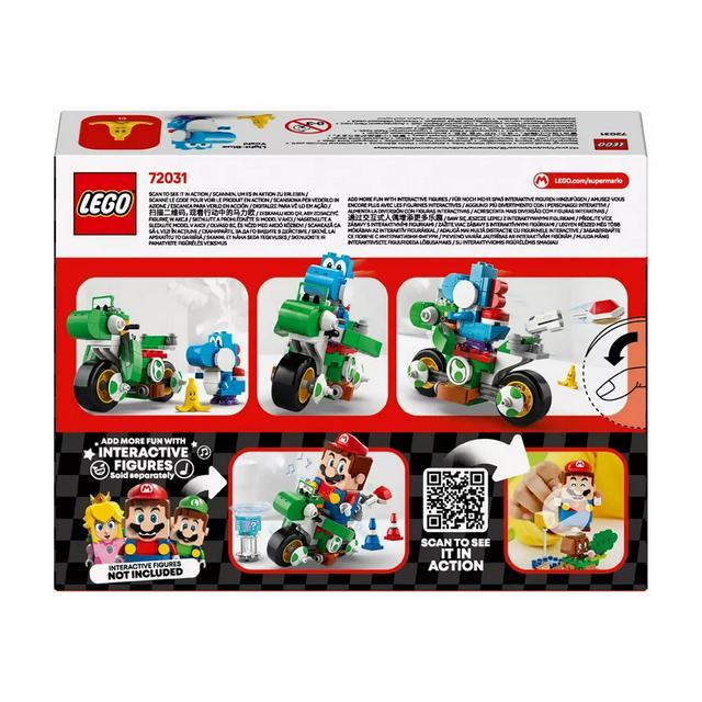 LEGO Super Mario: Mario Kart – Yoshi Bike Toy Set 72031 | Sainsbury's