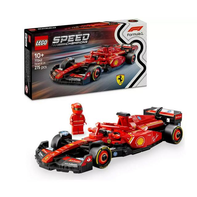 Lego Speed Champions Ferrari SF - 24 F1 Race Car Toy 77242 - gallery image 1