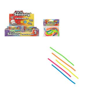 Squish Meez Oh So Sensory Multicoloured Stretch Noodlez - gallery image 2