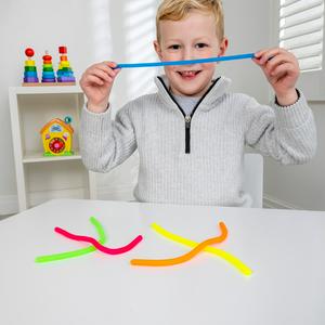Squish Meez Oh So Sensory Multicoloured Stretch Noodlez - gallery image 3