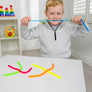 Squish Meez Oh So Sensory Multicoloured Stretch Noodlez - gallery image 5