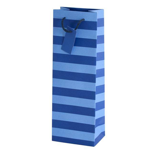 Sainsbury's Home Blue Stripe Bottle Bag
