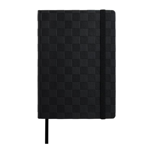 Sainsbury's Home A5 PU Pattern Notebook - Black - gallery image 1