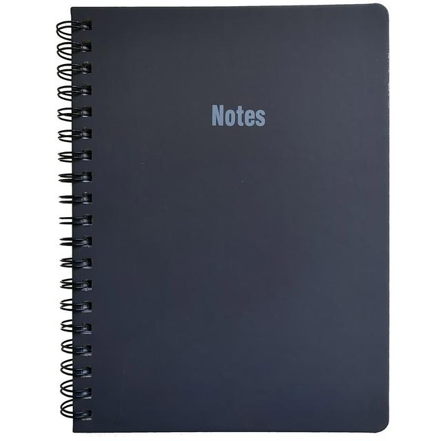 Sainsbury's Home B5 Wiro Notebook - Black - gallery image 1