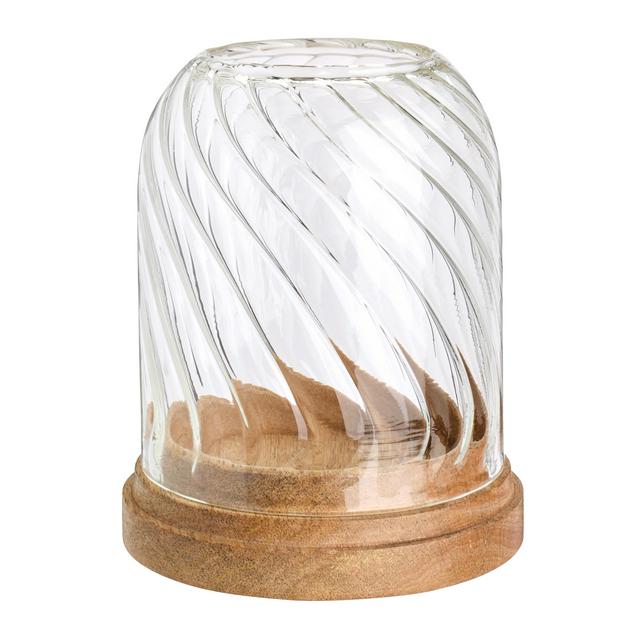 Habitat Swirled Glass Cloche