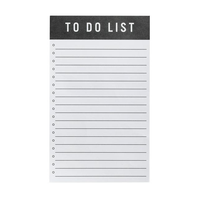 Sainsbury's Home Black To Do List