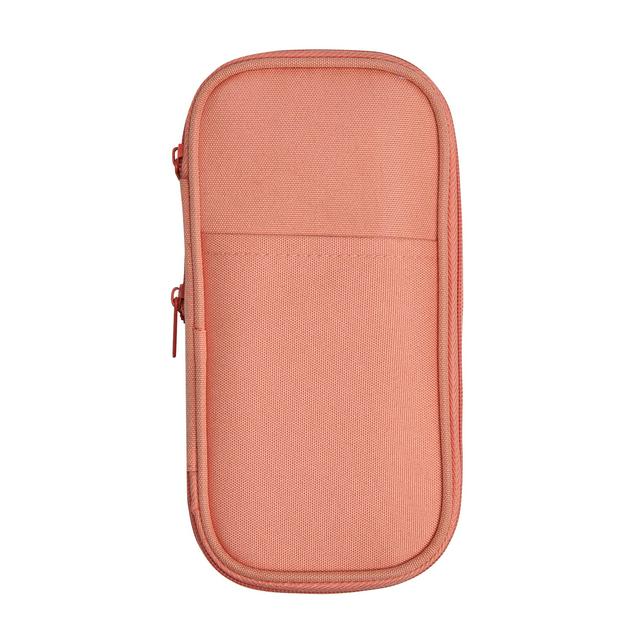 Sainsbury's Home Essentials Pink Compartment Pencil Case