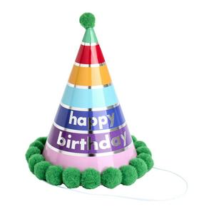 Sainsbury's Home Single Rainbow Coloured Party Hat