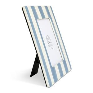 Habitat Ceramic Stripe Photo Frame Blue - 5x7 - gallery image 3