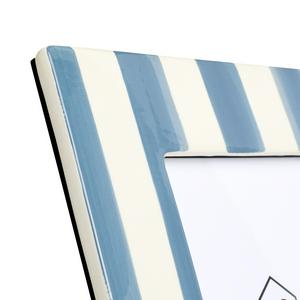 Habitat Ceramic Stripe Photo Frame Blue - 5x7 - gallery image 4