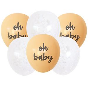 Sainsbury's Home Pack of 6 Hello Baby Balloons